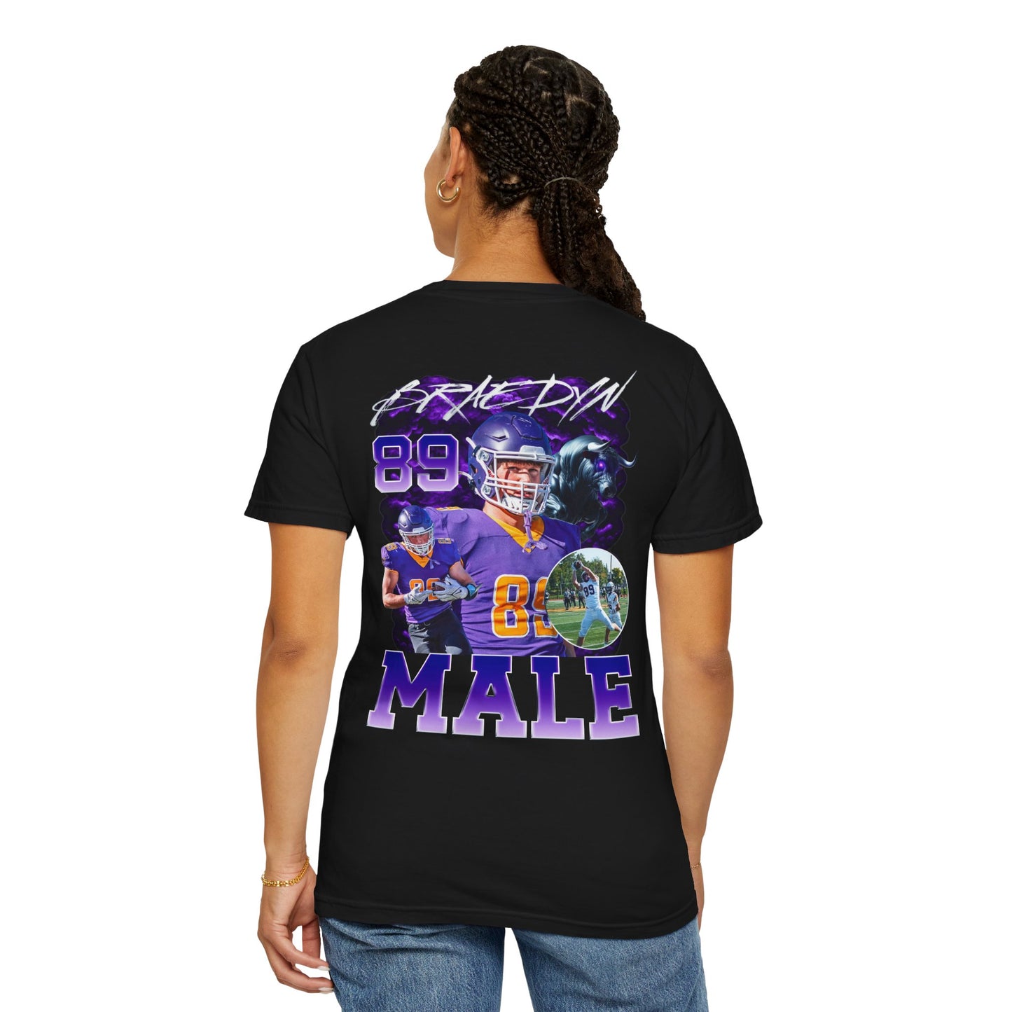Braedyn Male Logo Front & Back Premium Tee