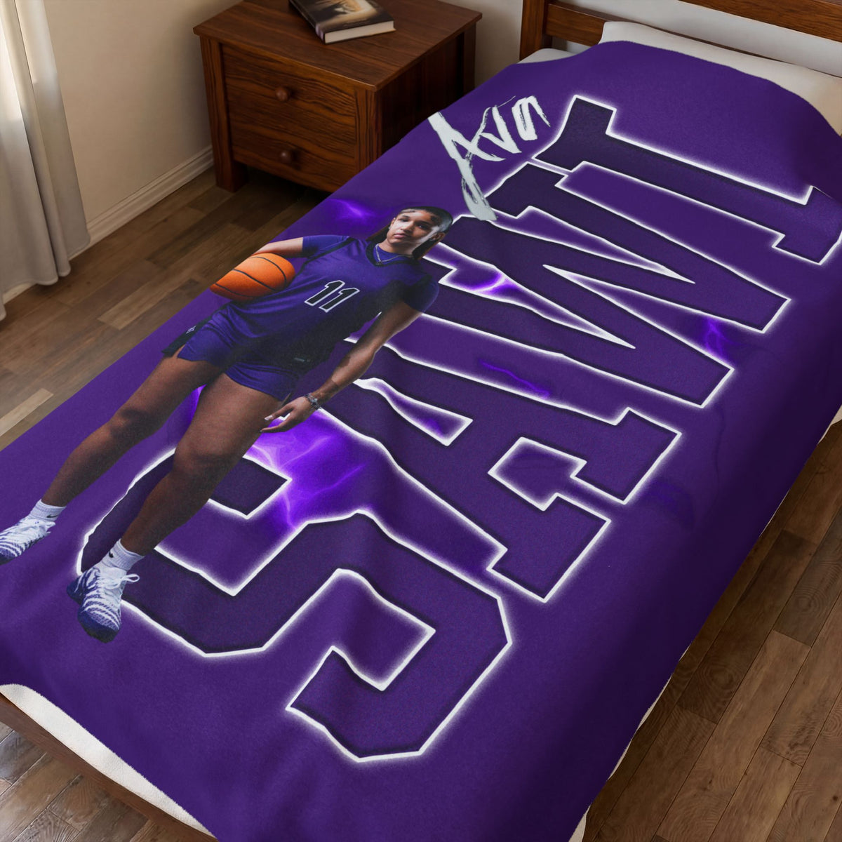Ava Sawi 60"-80" Plush Blanket