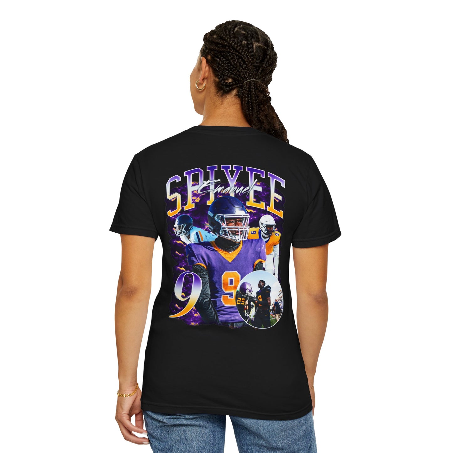 Emanuel Spiyee Logo Front & Back Premium Tee