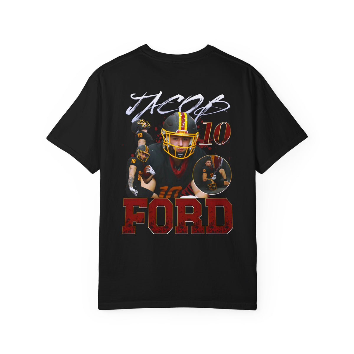 Jacob Ford Logo Front & Back Premium Tee