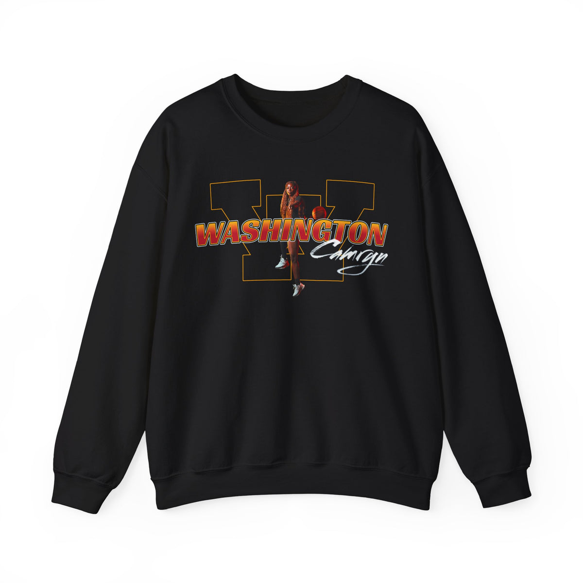 Camryn Washington Big Last Name Crewneck Sweatshirt