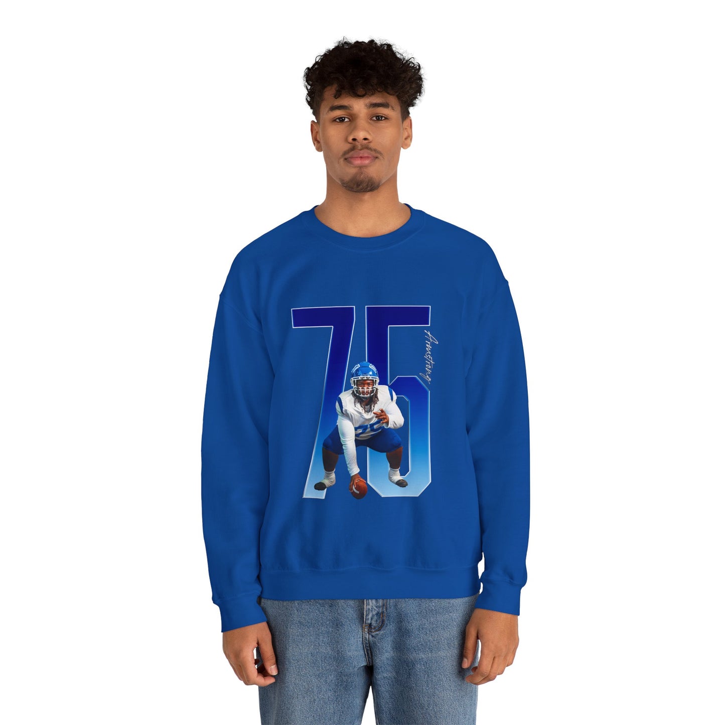 Derrick Armstrong Player Icon Number Crewneck Sweatshirt