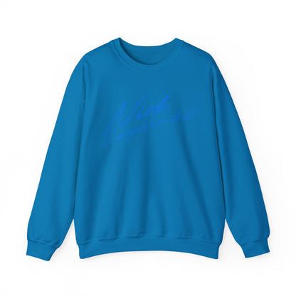 Nick Laughlin Cursive Name & Number Crewneck Sweatshirt