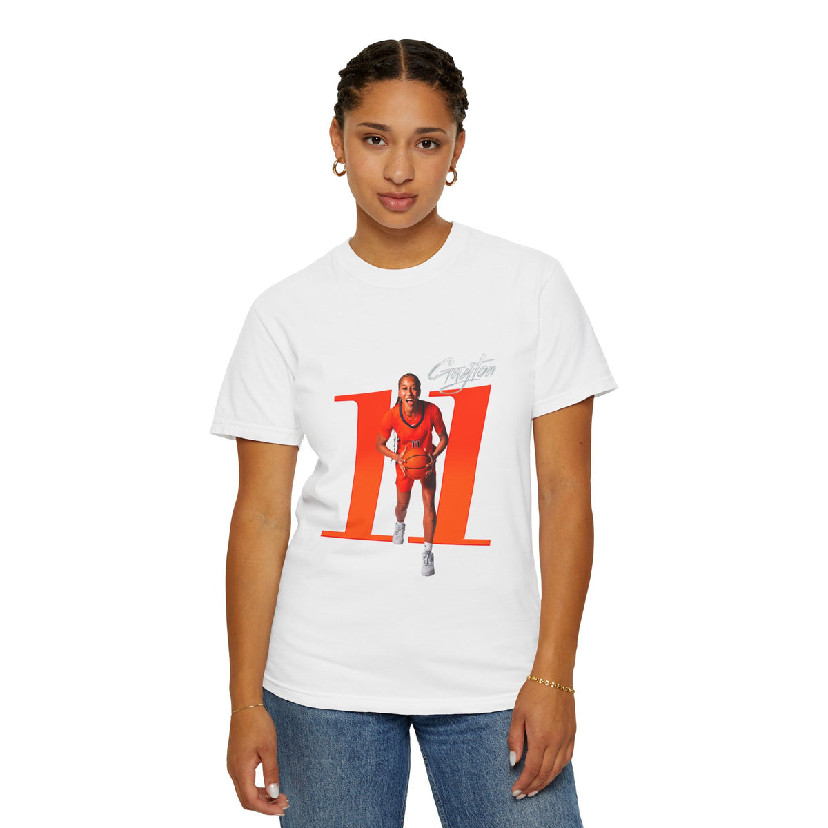 Aaliyah Guyton Player Icon Number Premium Tee