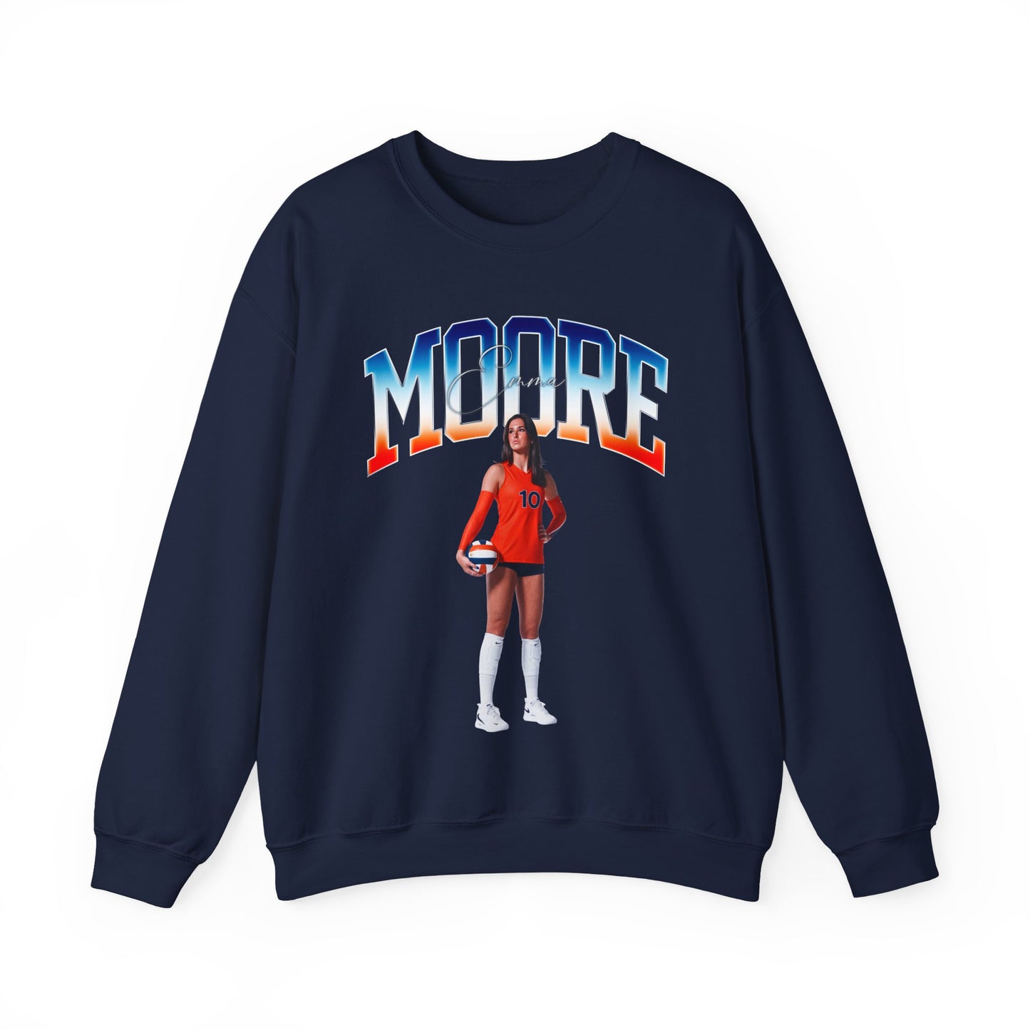 Emma Moore Big Last Name Crewneck Sweatshirt