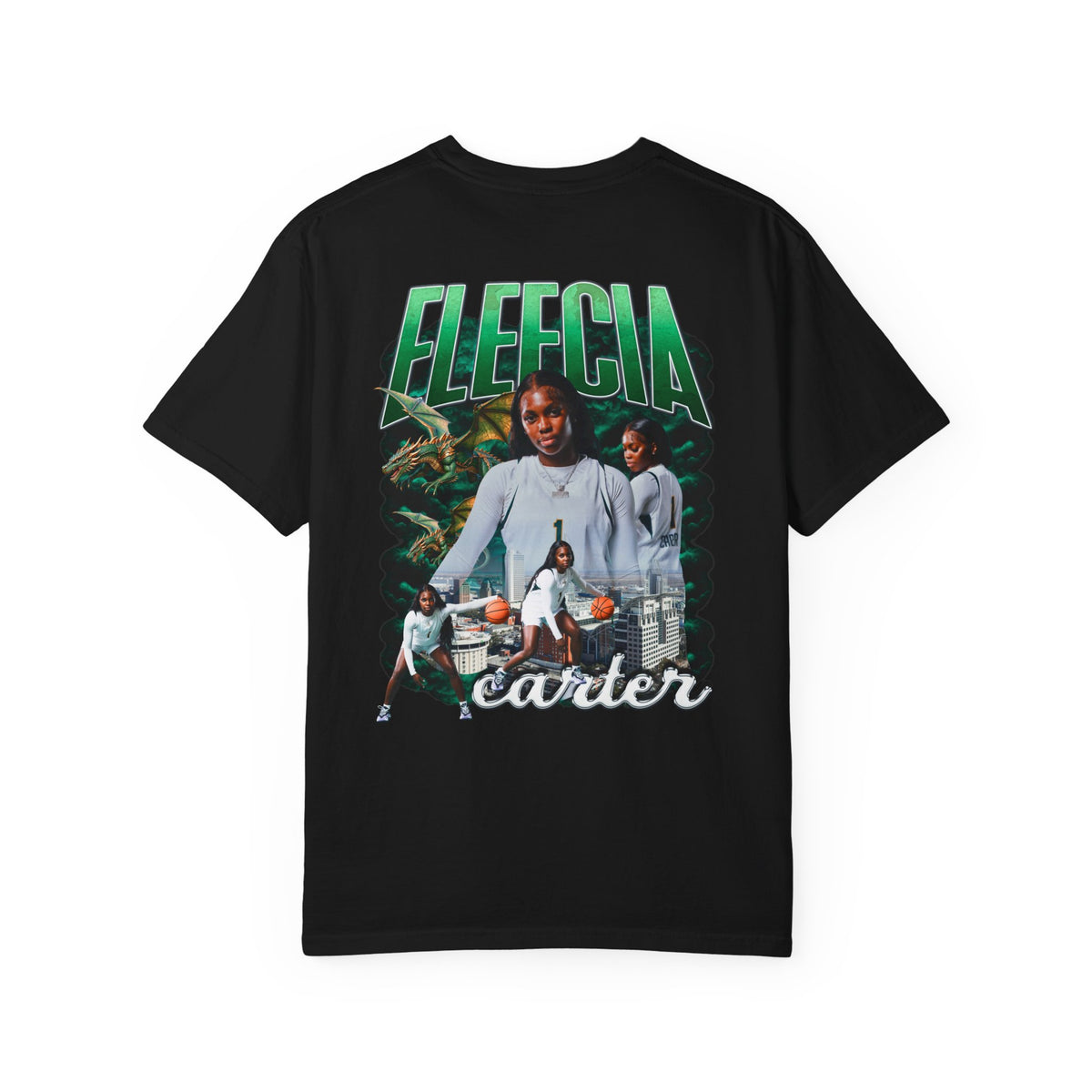 Eleecia Carter Logo Front & Back Premium Tee