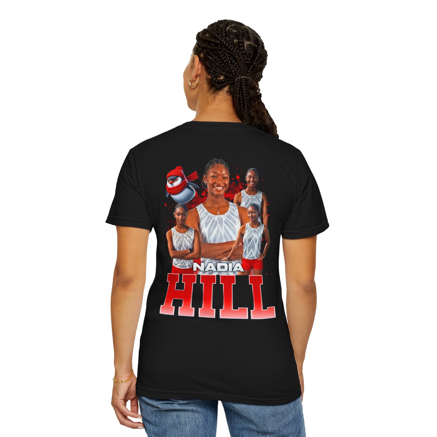 Nadia Hill Logo Front & Back Premium Tee