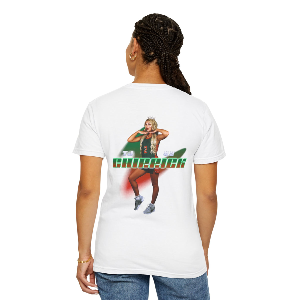 TJ Chirrick Logo Front & Back Premium Tee