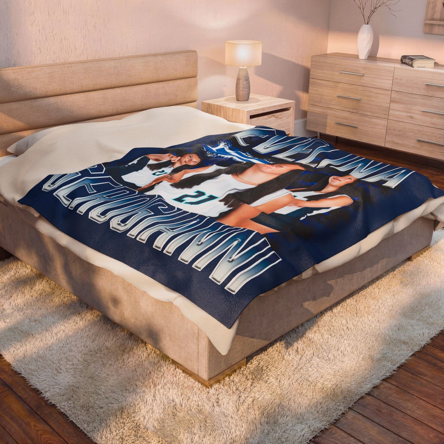 Evelina Gerogianni 60"-80" Plush Blanket
