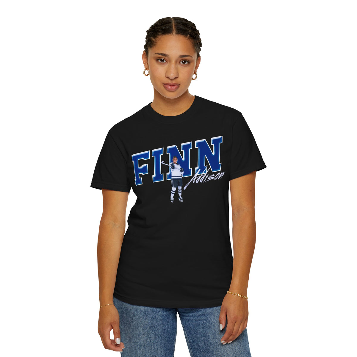 Addison Finn Cursive Combo Colored Premium Tee
