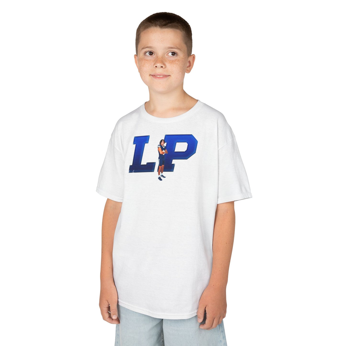 Lek Powell Big Initials Kids Tee