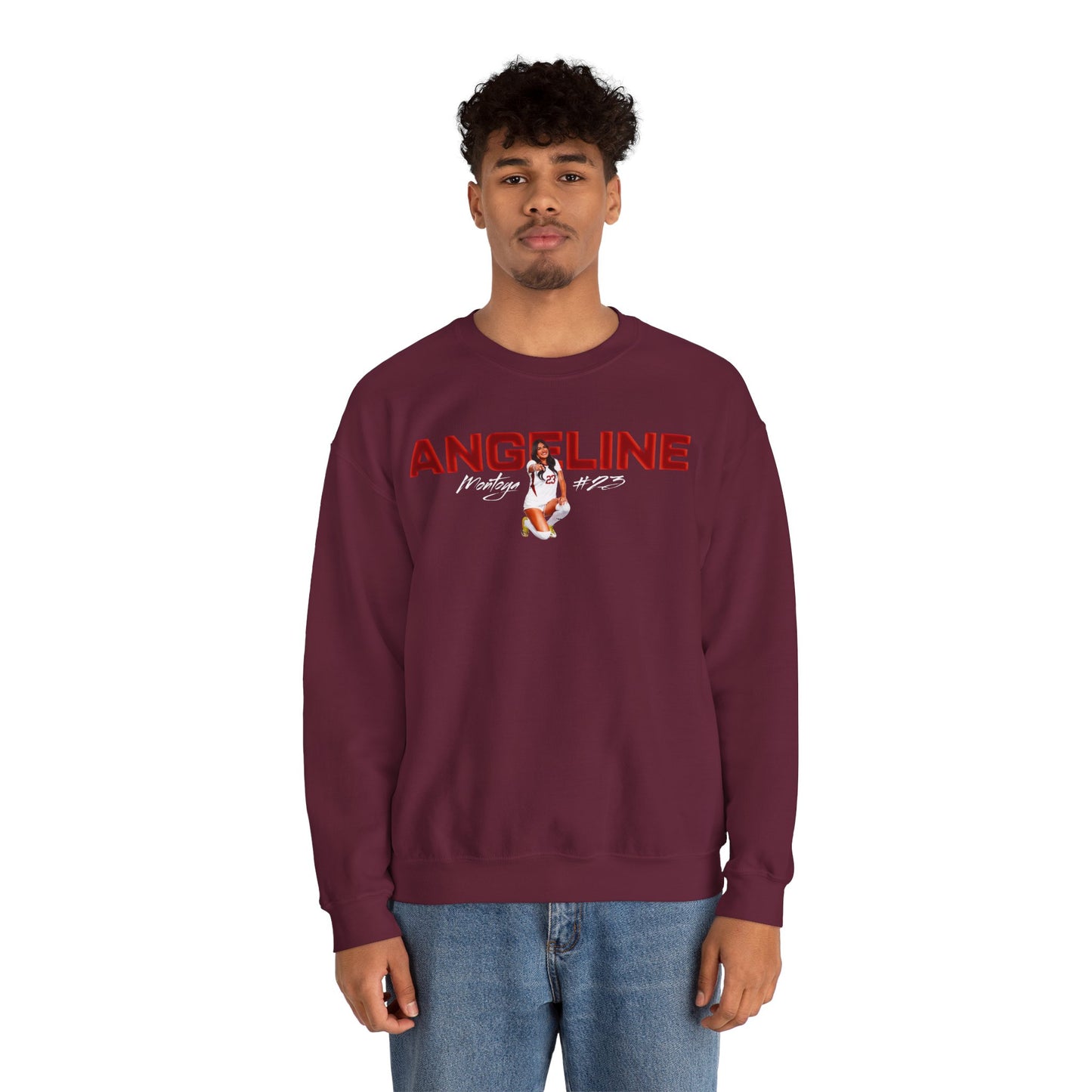 Angeline Montoya Lowkey Crewneck Sweatshirt
