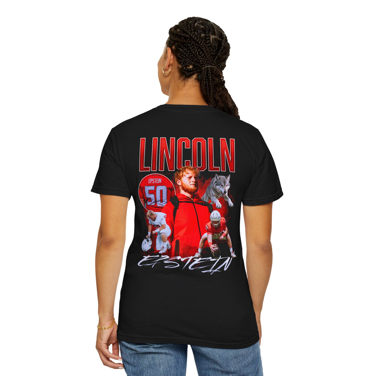 Lincoln Epstein Logo Front & Back Premium Tee