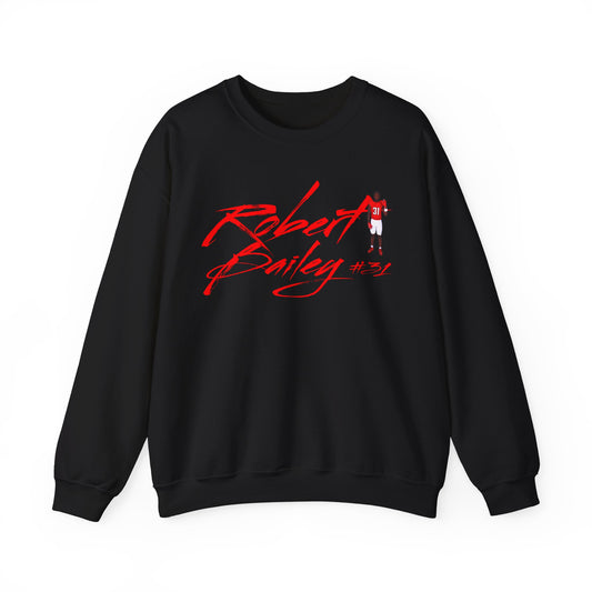 Robert Bailey Cursive Name & Number Crewneck Sweatshirt