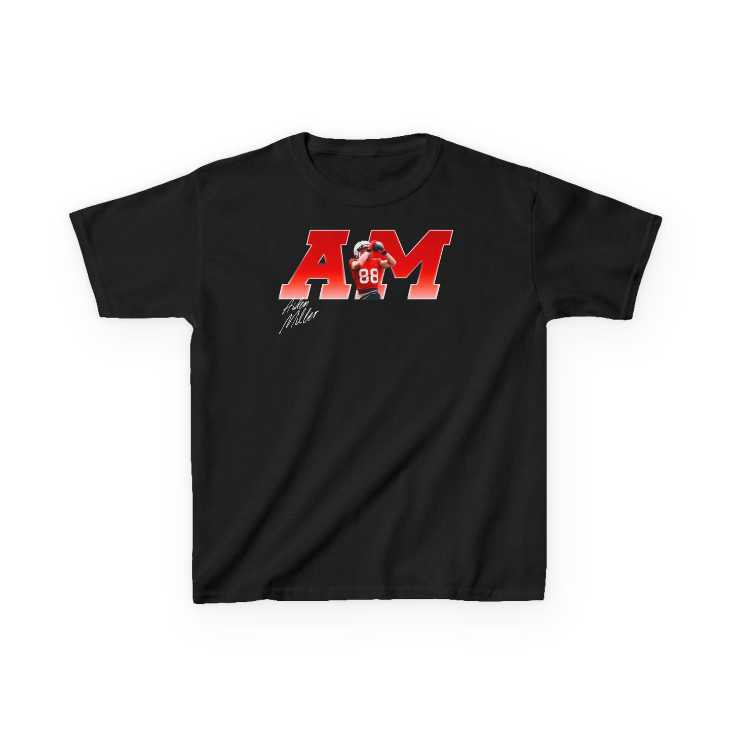 Aiden Miller Big Initials Kids Tee