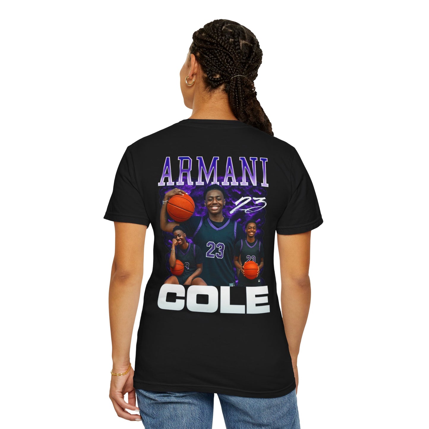 Armani Cole Logo Front & Back Premium Tee