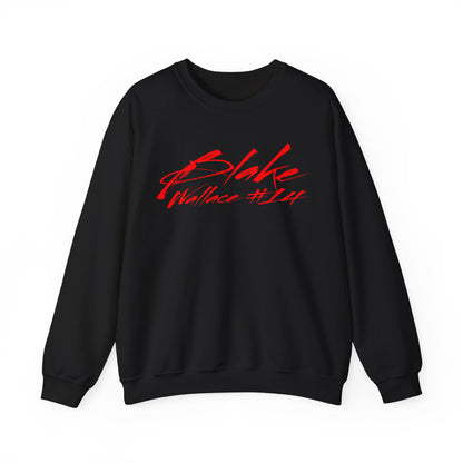 Blake Wallace Cursive Name & Number Crewneck Sweatshirt