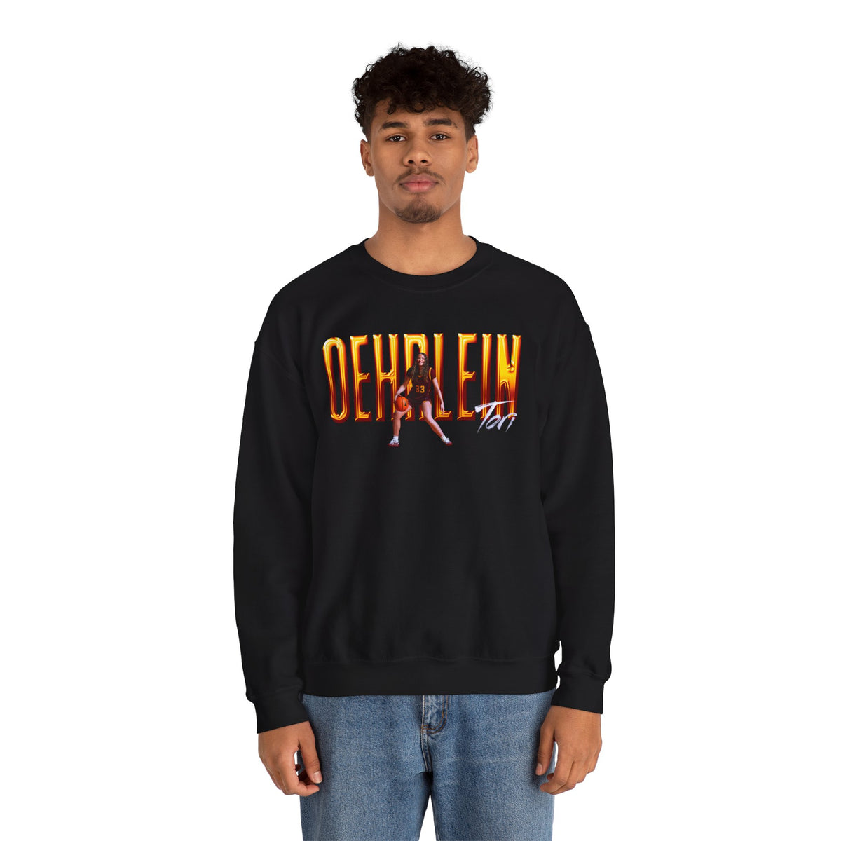 Tori Oehrlein Big Last Name Crewneck Sweatshirt