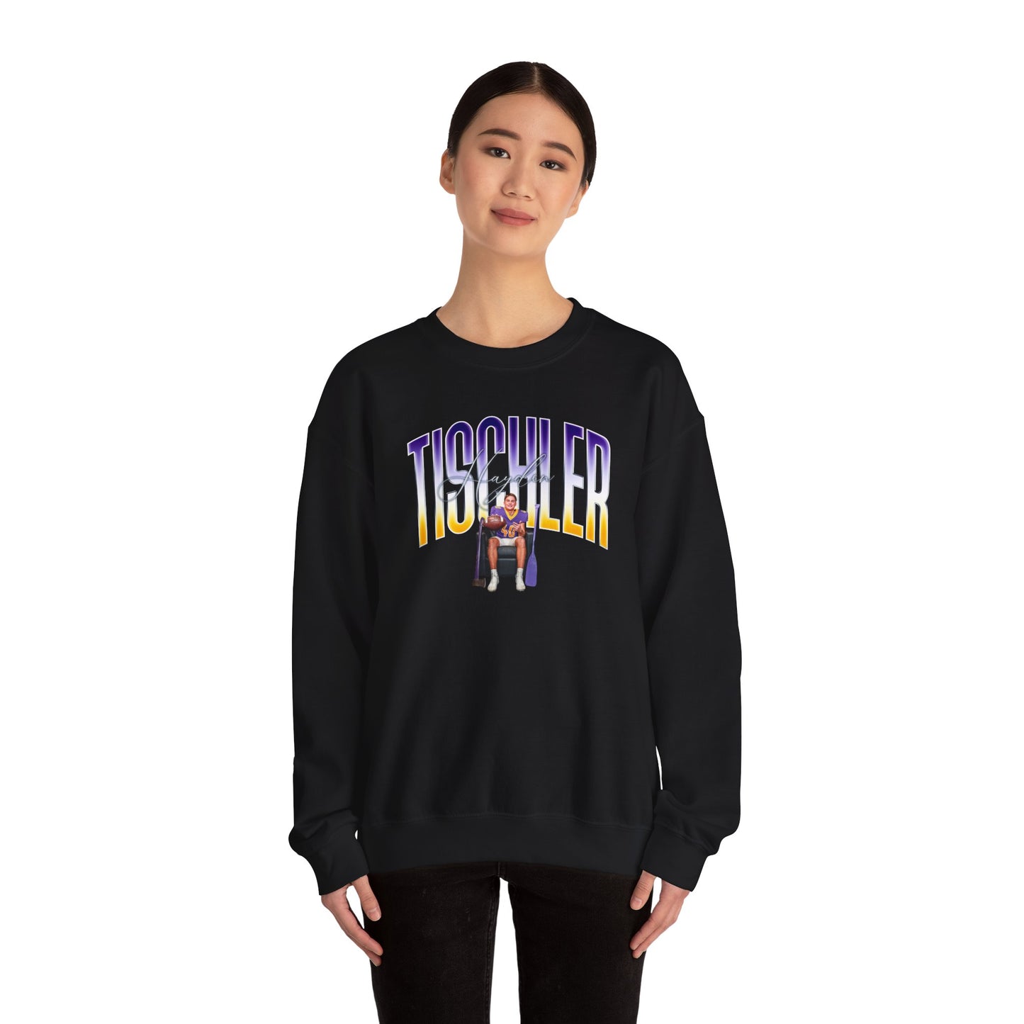 Hayden Tischler Curved Combo Crewneck Sweatshirt