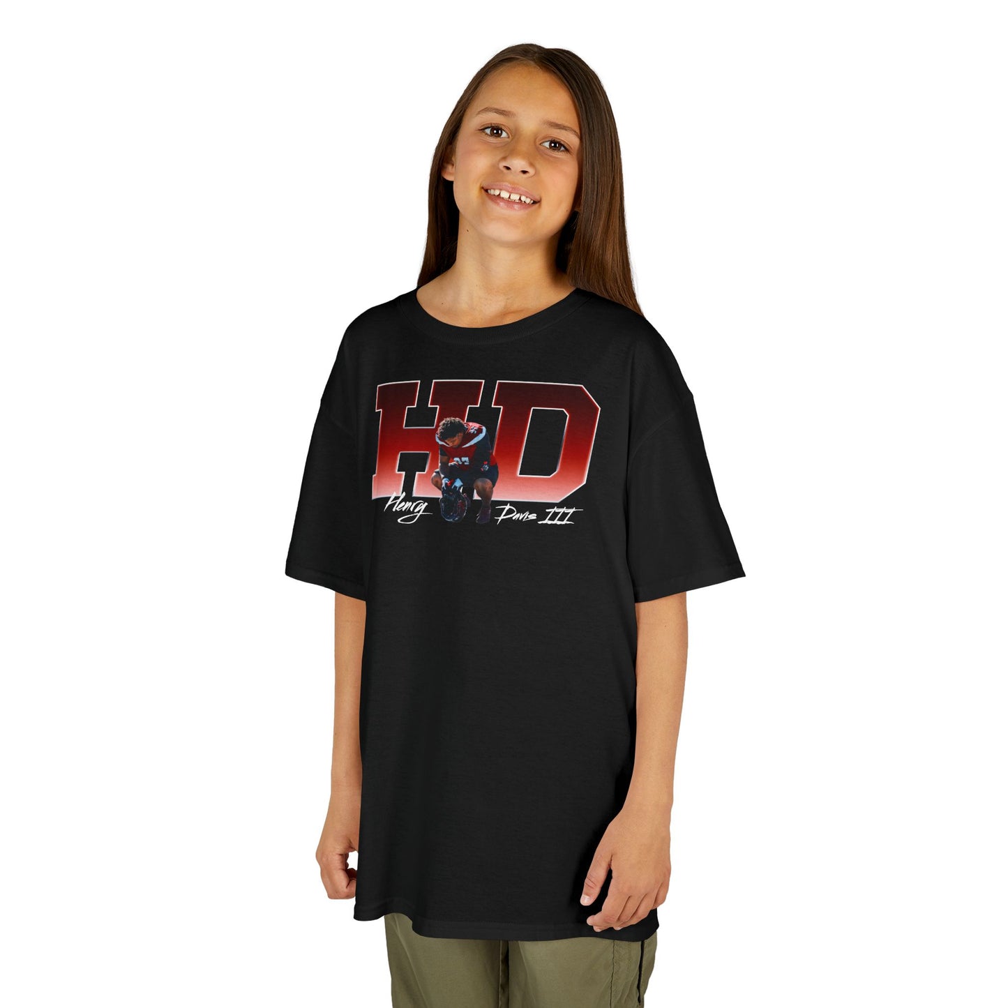Henry Davis III Big Initials Kids Tee