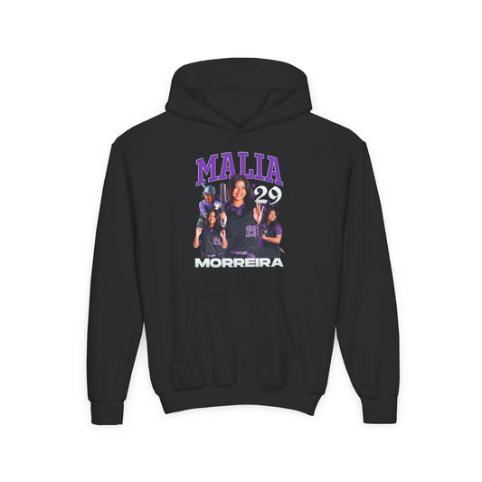 Malia Morreira First Name Highlight Kids Hoodie