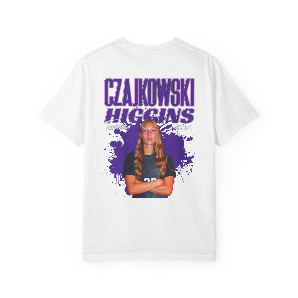 Tessa Czajkowski Higgins Logo Front & Back Premium Tee