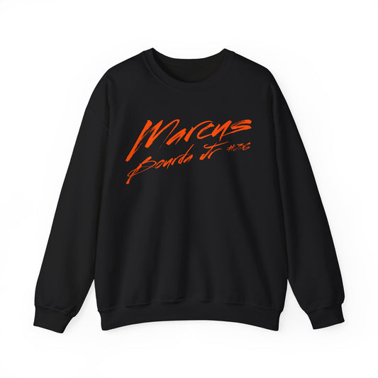 Marcus Bourda Jr. Cursive Name & Number Crewneck Sweatshirt