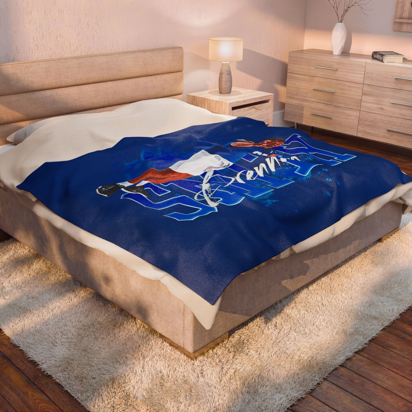 Brennan Smith 60"-80" Plush Blanket