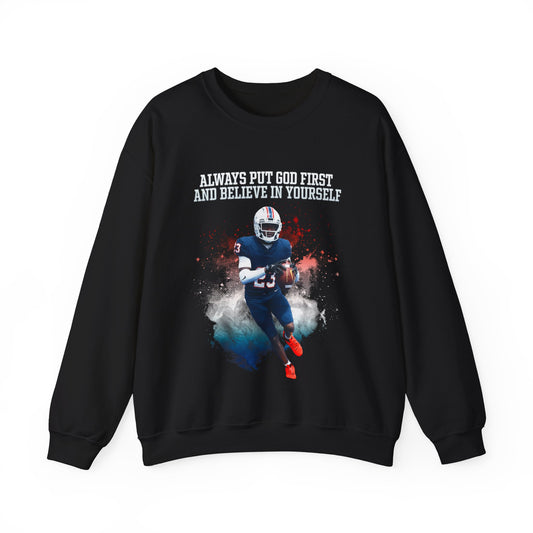 Abdullah Ahmad Featured Quote Crewneck Sweatshirt
