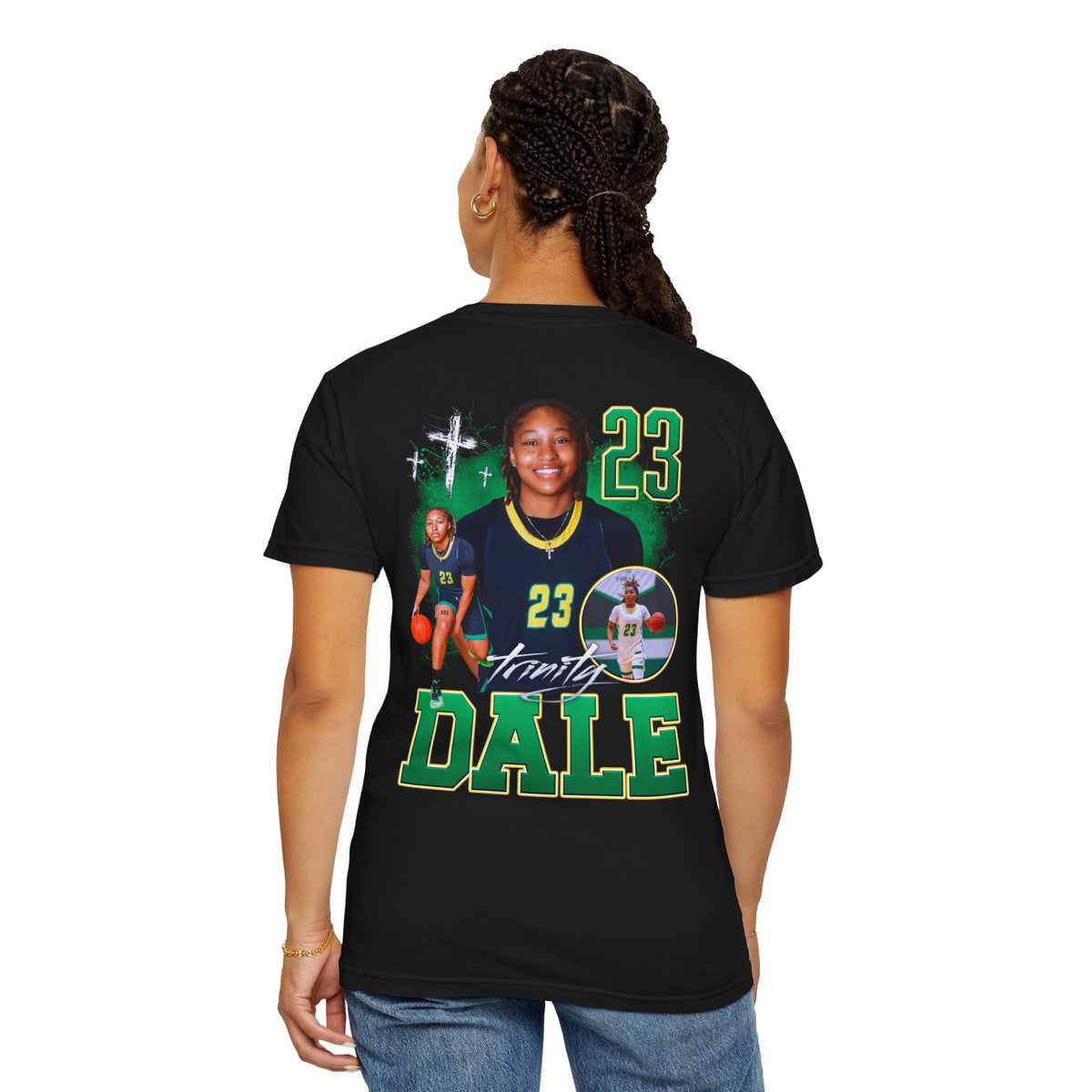 Trinity Dale Logo Front & Back Premium Tee