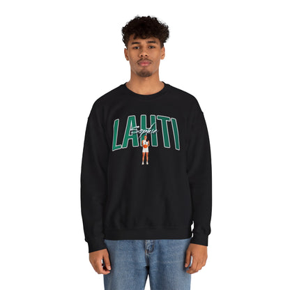 Sophie Lahti Curved Combo Colored Crewneck Sweatshirt