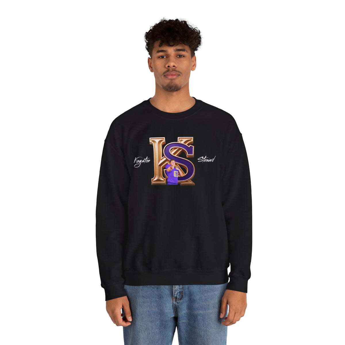Kingston Steward Featured Logo Crewneck Sweatshirt
