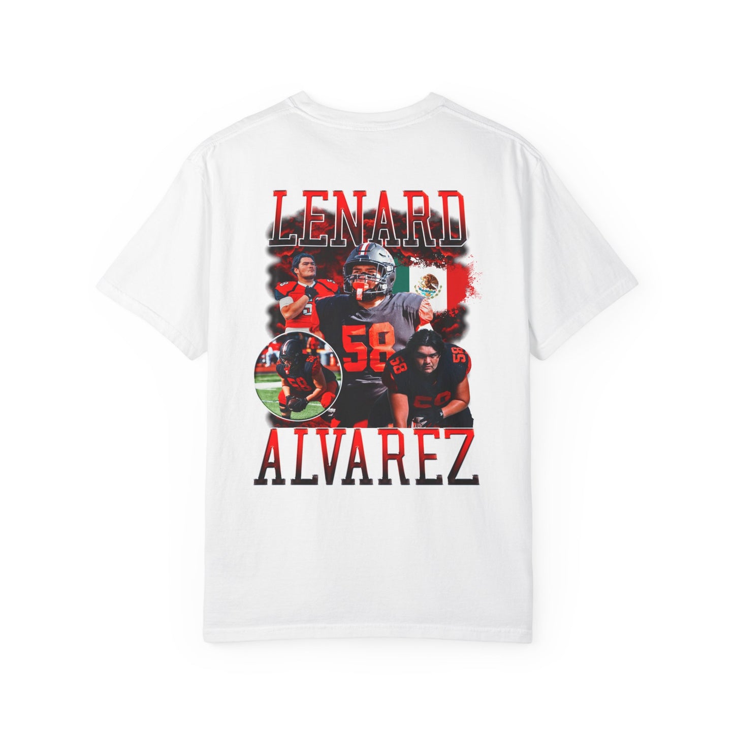 Lenard Alvarez Logo Front & Back Premium Tee