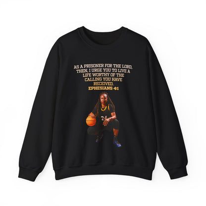 Daisia Mitchell Athlete Quote Crewneck Sweatshirt