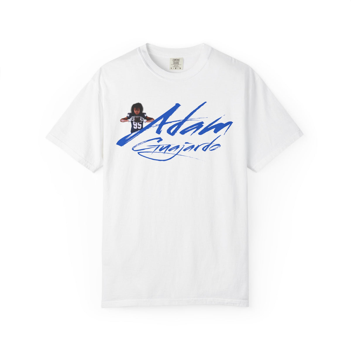 Adam Guajardo Cursive Name & Number Premium Tee
