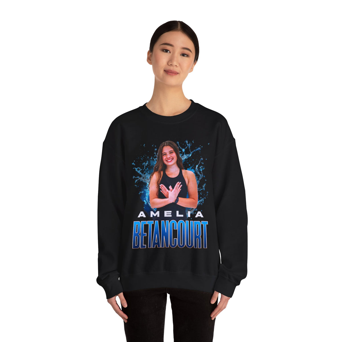 Amelia Betancourt Featured Quote Crewneck Sweatshirt
