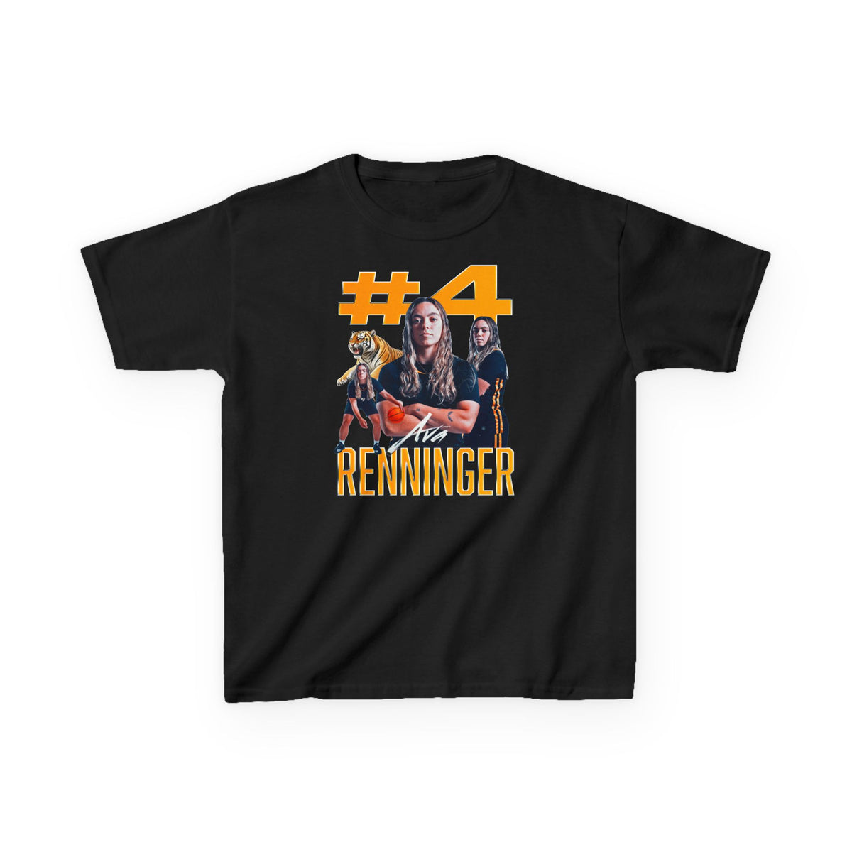 Ava Renninger Big Number Kids Tee