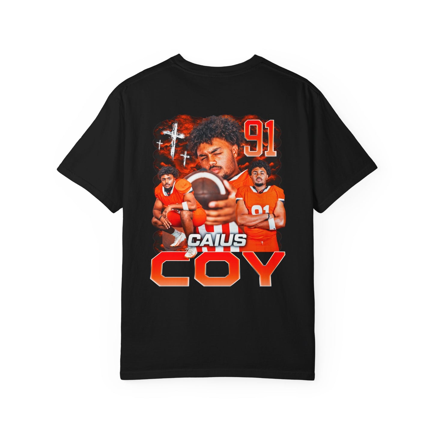 Caius Coy Logo Front & Back Premium Tee