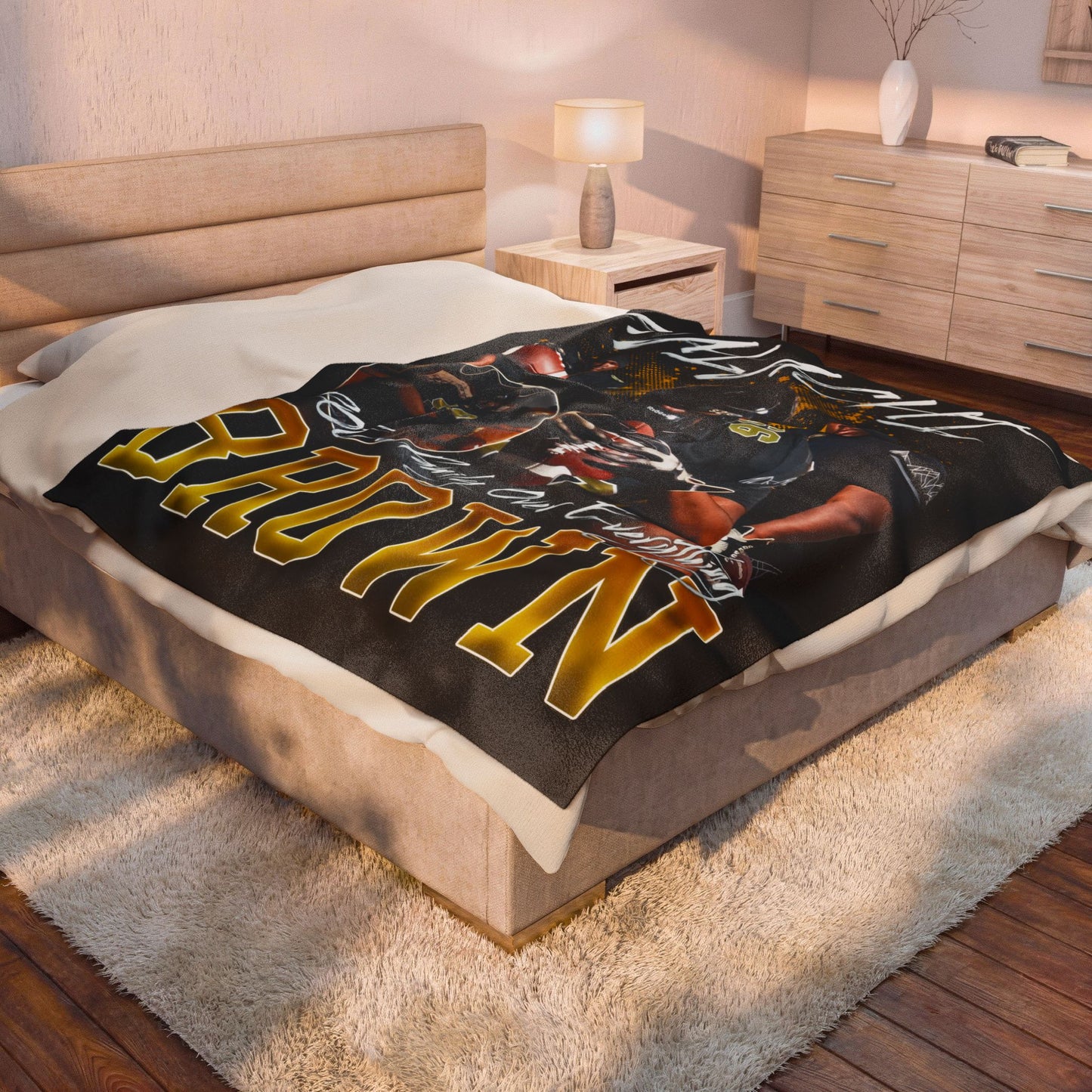 Malachi Brown 60"-80" Plush Blanket
