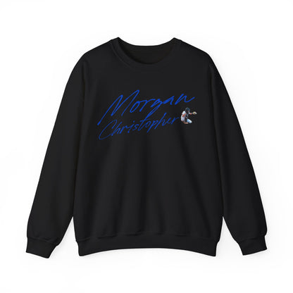 Morgan Christopher Cursive Crewneck Sweatshirt