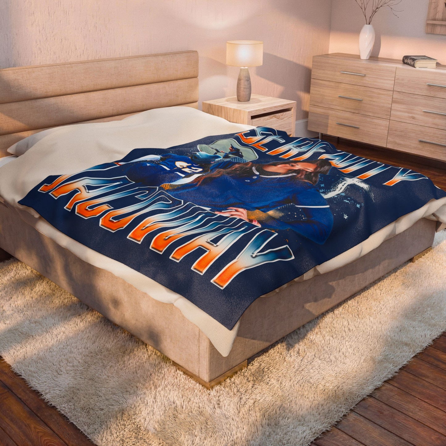 Serenity Jacoway 60"-80" Plush Blanket