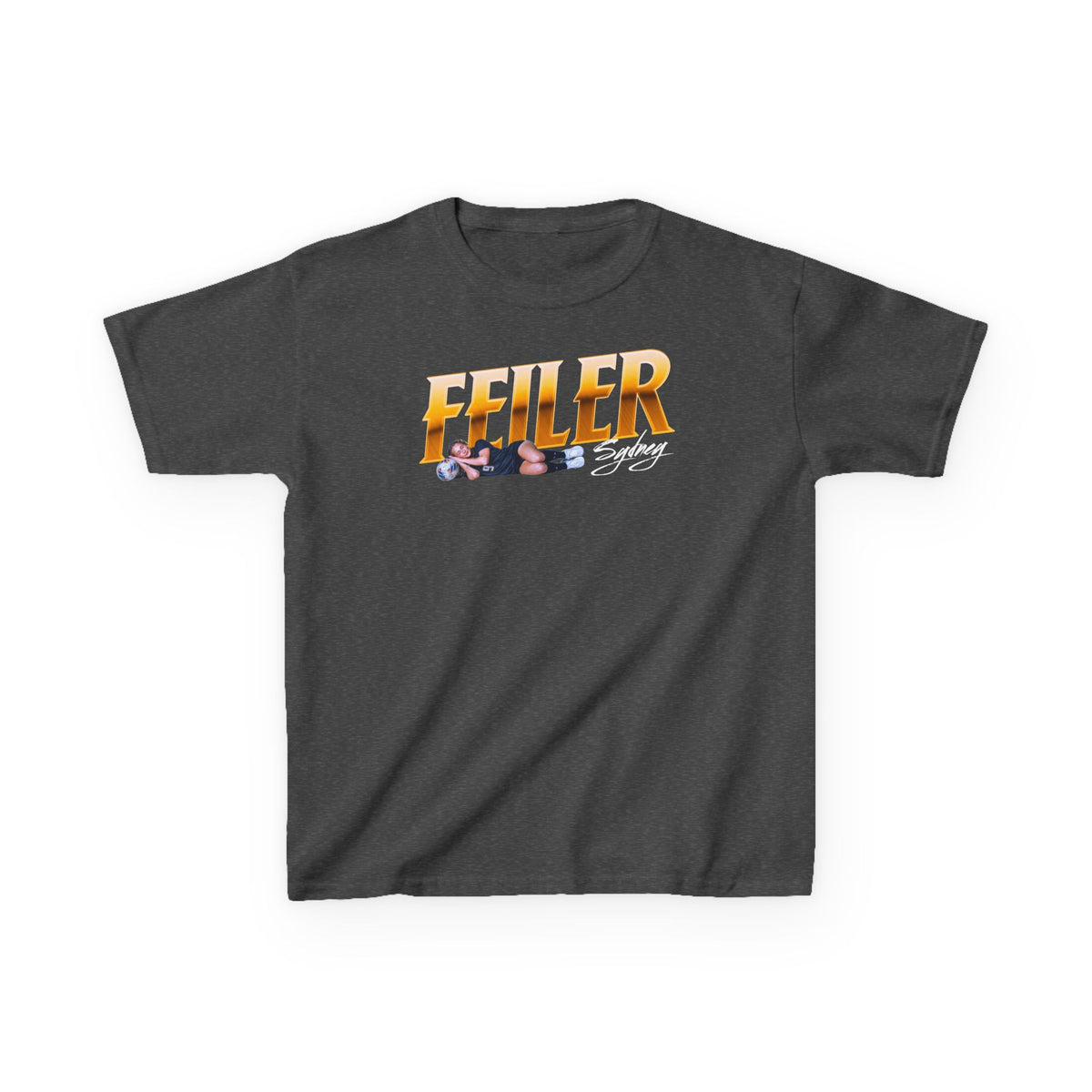 Sydney Feiler Curisve Combo Colored Kids Tee