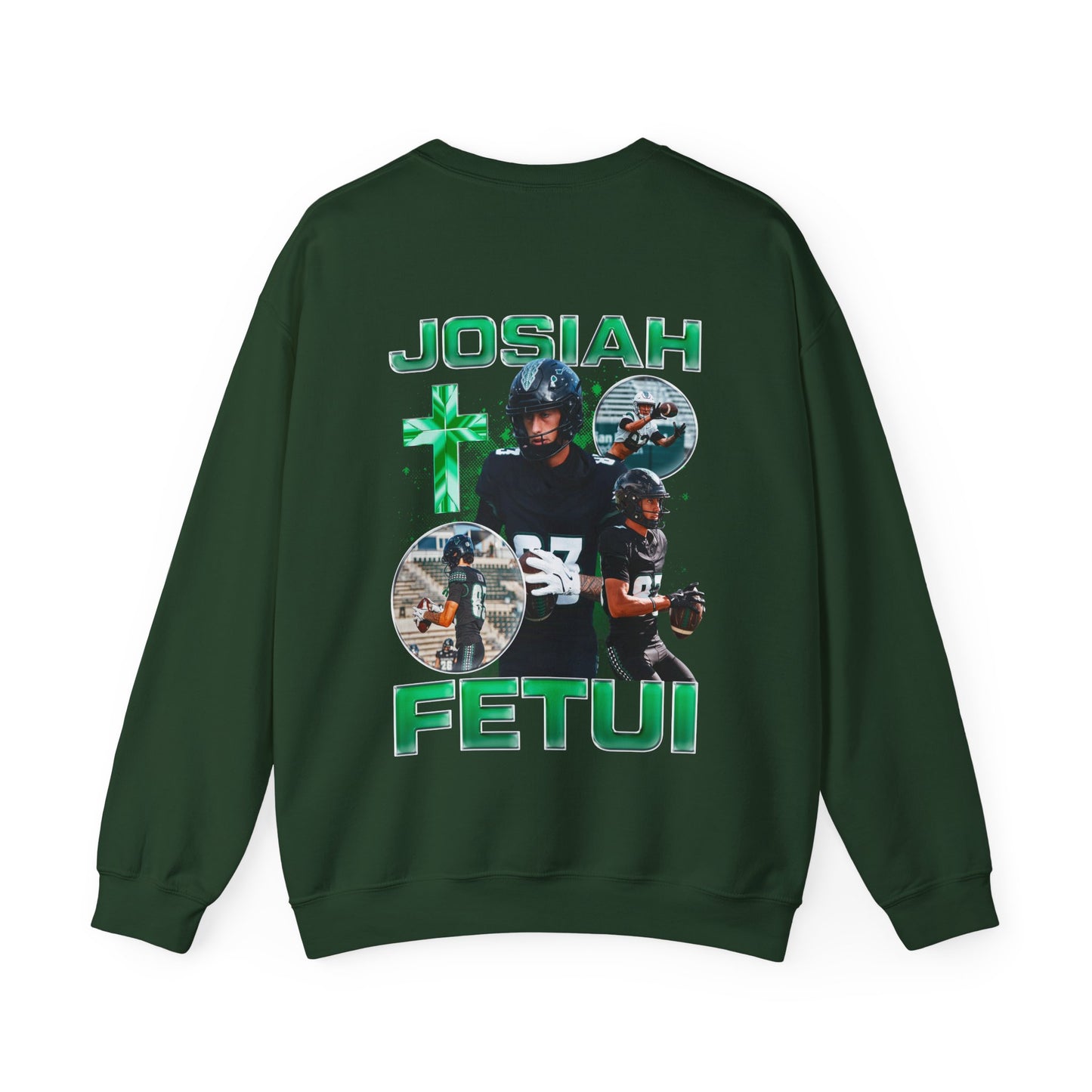 Josiah Fetui Logo Front & Back Crewneck