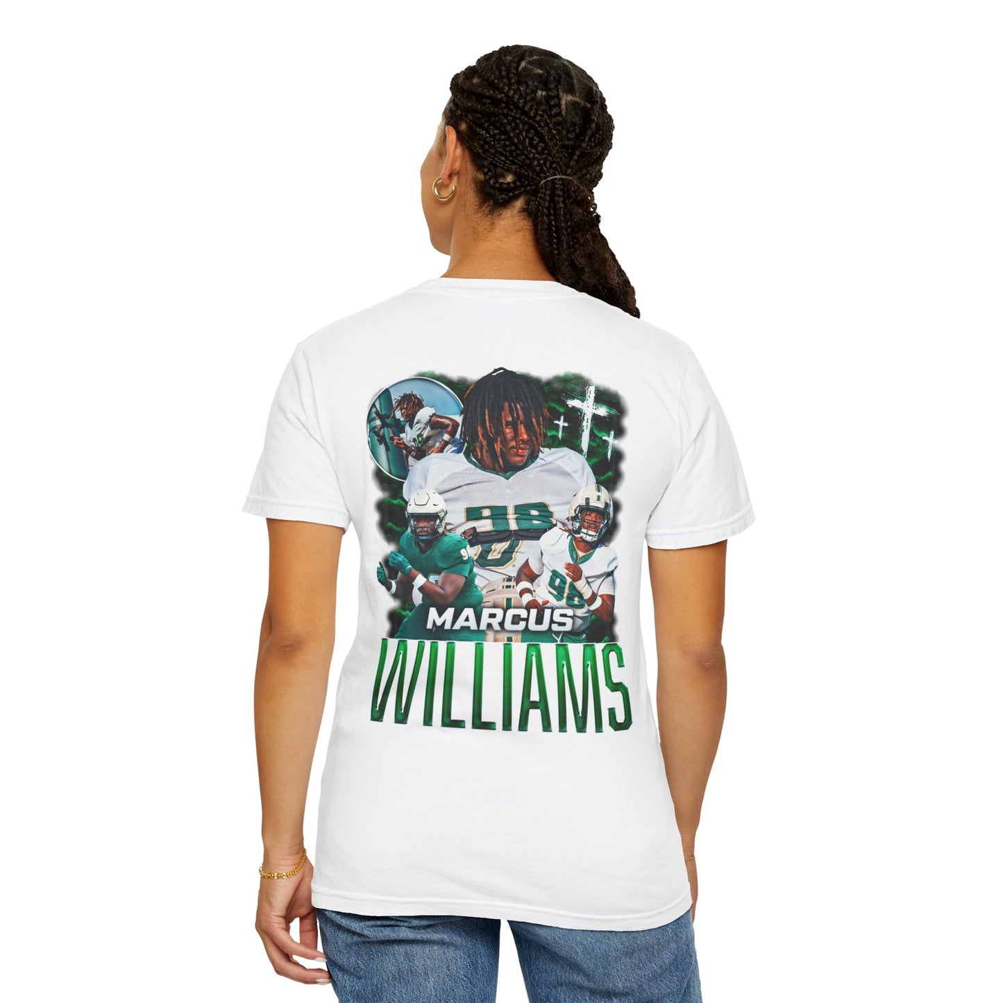Marcus Williams Logo Front & Back Premium Tee