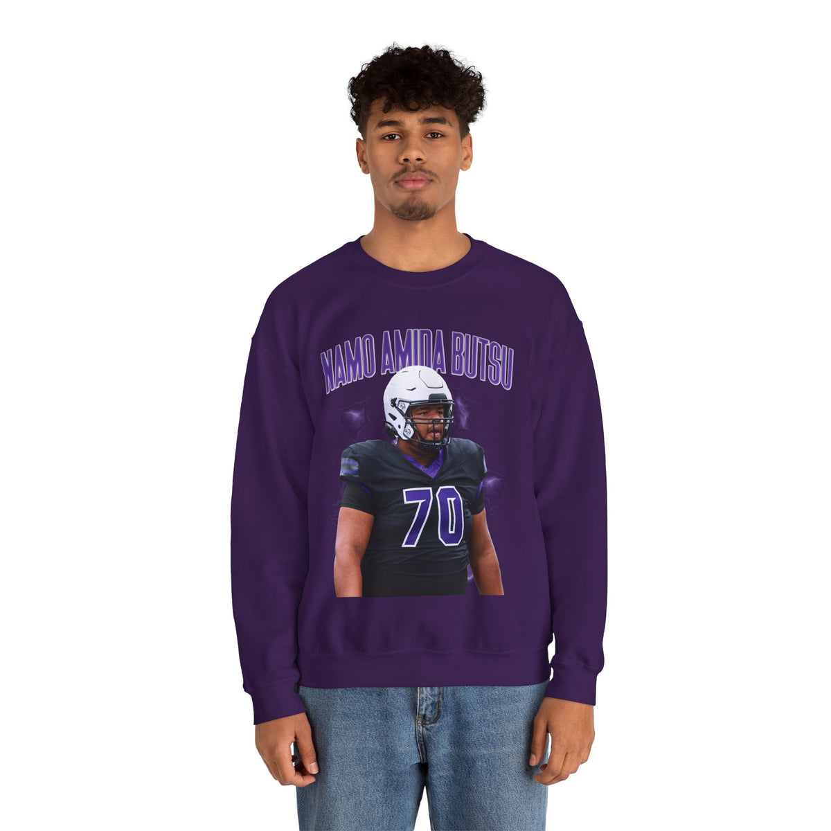 Antonio Heath Athlete Quote Crewneck Sweatshirt