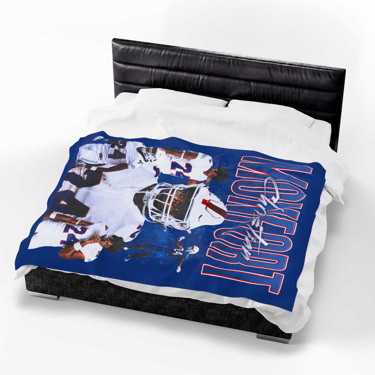 Christian Monfort 60"-80" Plush Blanket