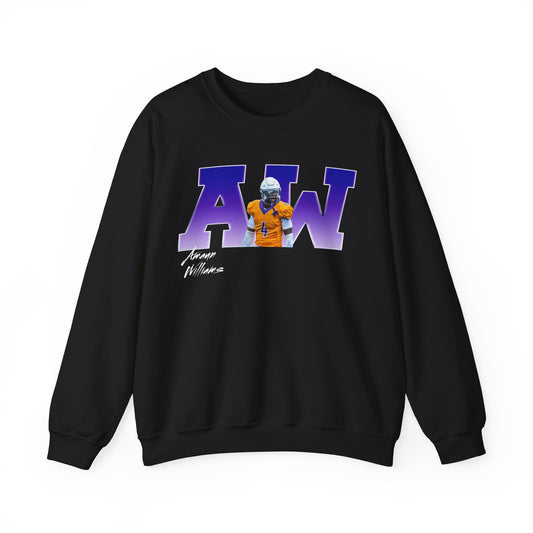 Amaun Williams Big Initials Crewneck Sweatshirt