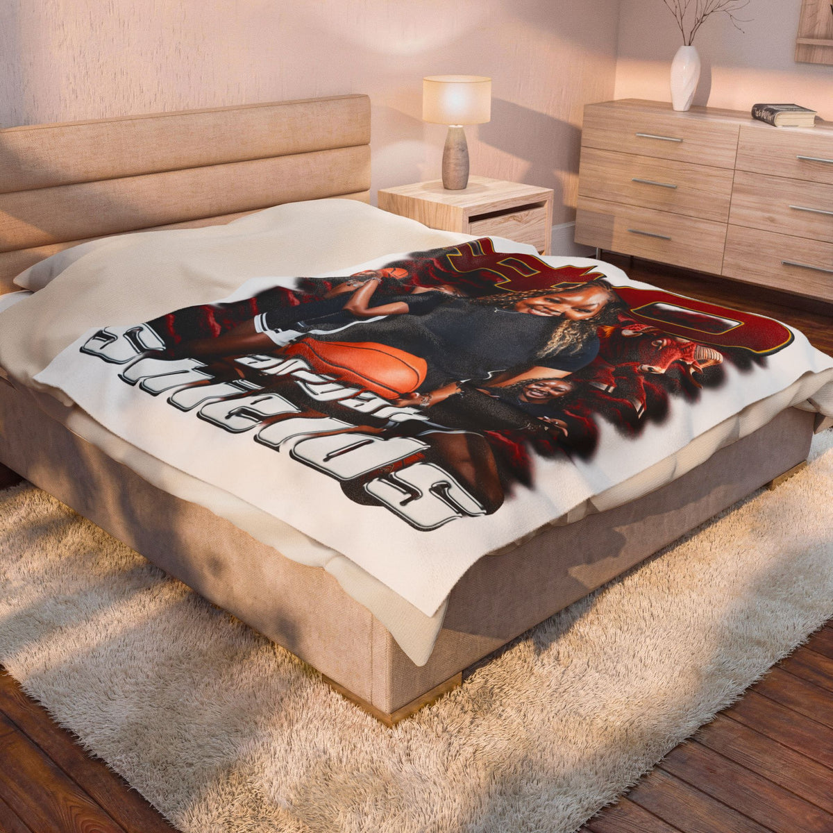 Aniyah Shields 60"-80" Plush Blanket