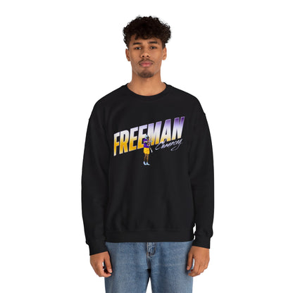 Chauncey Freeman Cursive Combo Colored Crewneck Sweatshirt
