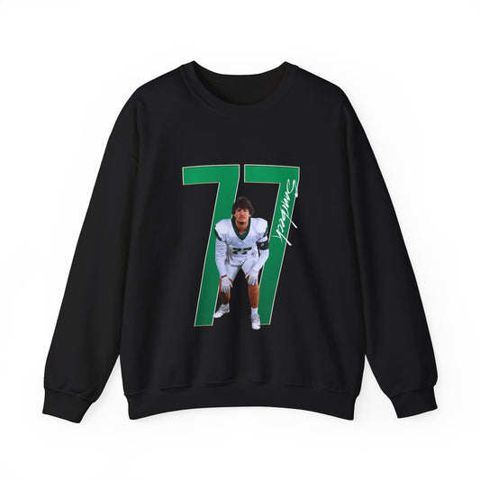 Jacob Saurbeck Player Icon Number Crewneck Sweatshirt